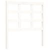 vidaXL Bed Frame without Mattress White 90x190 cm Single Solid Wood Pine
