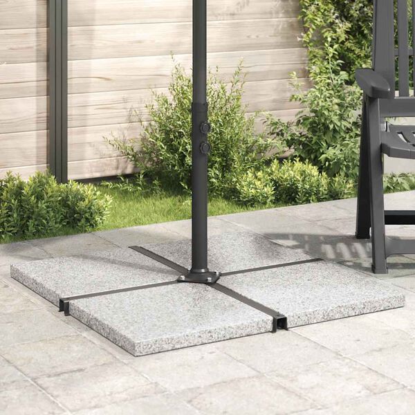 vidaXL Umbrella Weight Plate Granite 25 kg Square Grey