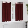 vidaXL Blackout Curtains 2 pcs Wine Red 140 x 175 cm Velvet