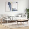 vidaXL Day Bed without Mattress White 80x200 cm Solid Wood Pine