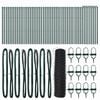 vidaXL Ground Fix Welded Wire Fence 100 x 0.8 m (W x H)