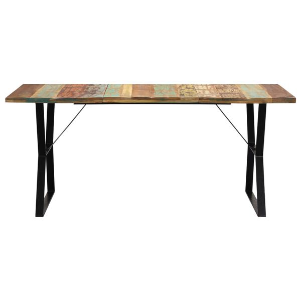 vidaXL Dining Table 180x90x76 cm Solid Reclaimed Wood