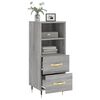 vidaXL Sideboard Grey Sonoma 34.5x34x90 cm Engineered Wood