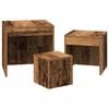 vidaXL Nesting Tables 3 pcs Old Wood Engineered Wood