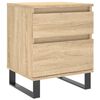 vidaXL Bedside Cabinets 2 pcs Sonoma Oak 40x35x50 cm Engineered Wood