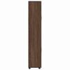 vidaXL Highboard FLORIN Brown Oak 60 x 35 x 182 cm Engineered Wood