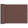 vidaXL Balcony Privacy Screen 180 x 200 cm Fabric with PU Coated Brown