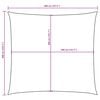 vidaXL Sunshade Sail Oxford Fabric Square 4x4 m Blue
