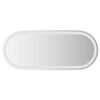 vidaXL LED Bathroom Mirror 90x40 cm Oval