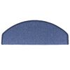 vidaXL Stair Mats 10 pcs 65x24x4 cm Blue Half Round Large