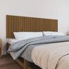 vidaXL Wall Headboard Honey Brown 185x3x60 cm Solid Wood Pine