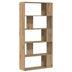 vidaXL Book Cabinet 80 x 24 x 159 cm Engineered Wood Artisan Oak