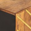 vidaXL Highboard Brown and Black 60x33.5x100 cm Solid Wood Mango
