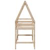vidaXL Loft Bed with Ladder and Roof without Mattress 90x200 cm