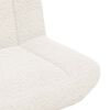 vidaXL Swivel Chair Cream 63 x 75 x 76 cm Sheepskin