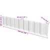 vidaXL Gabion Wall Galvanised Steel 630x30x100 cm