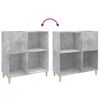 vidaXL Record Cabinet Concrete Grey 84.5x38x89 cm Engineered Wood