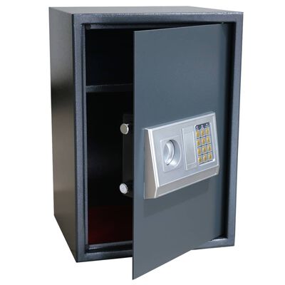 vidaXL Electronic Digital Safe with Shelf 35x31x50 cm