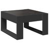 vidaXL Coffee Table with Infinity LED Black 50x53x30 cm