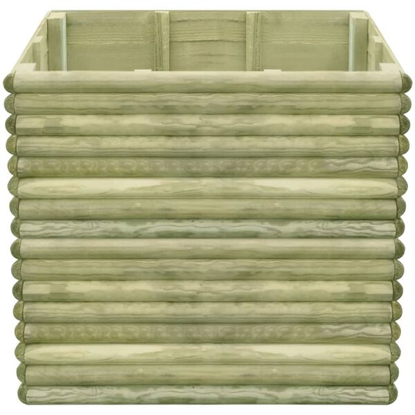 vidaXL Garden Raised Bed 106x106x96 cm Impregnated Pinewood
