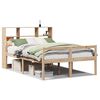 vidaXL Bookcase Bed without Mattress 140x190 cm Solid Wood Pine