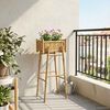 vidaXL Garden Planter with Holder Natural 50 x 38 x 114 cm Bamboo