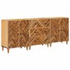 vidaXL Storage Cabinets 3 pcs Brown 60 x 33.5 x 75 cm Solid Mango Wood