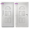 vidaXL Front Door White 110x210 cm