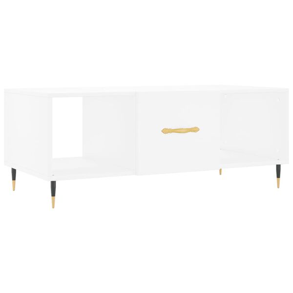 vidaXL Coffee Table White 102x50x40 cm Engineered Wood