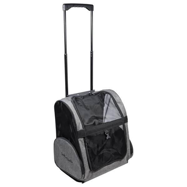 Jack and Vanilla Pet Trolley Travel 40x26x40 cm Grey/Black