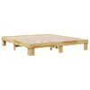 vidaXL Bed Frame without Mattress 200x200 cm Solid Wood Oak