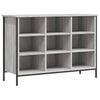 vidaXL Shoe Cabinet Grey Sonoma 9 pairs of shoes