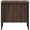 vidaXL Bedside Cabinet Brown Oak 40x41x40 cm Engineered Wood
