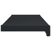 vidaXL Window Sill Anthracite with Wood Grain 80 x 25 x 4.5 cm PVC