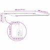 vidaXL Awning Retractable Beige 4.5 x 3 m Polyester and metal