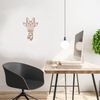 Homemania Wall Decoration Giraffe 33x50 cm Steel Copper