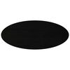 vidaXL Table Top Dark Brown 140x60x2 cm Solid Wood Oak Oval