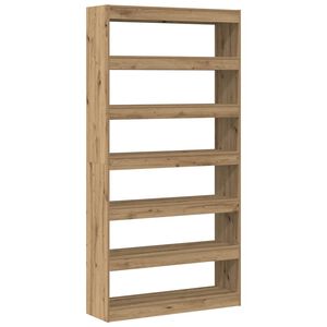 vidaXL Book Cabinet Artisan Oak 100 x 30 x 198 cm Engineered Wood