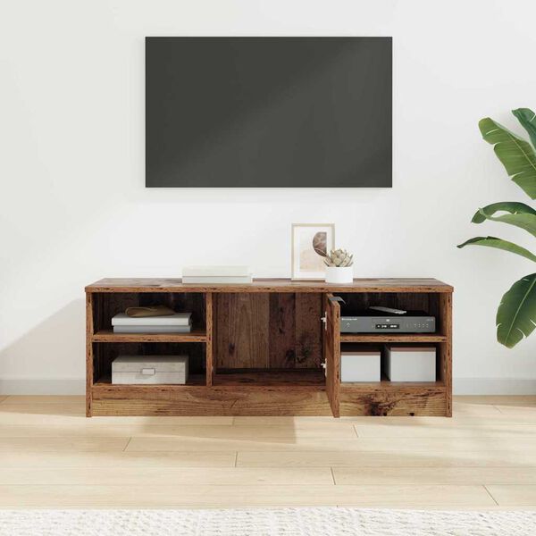 vidaXL TV Cabinet Old Wood 102 x 35 x 36.5 cm Engineered Wood