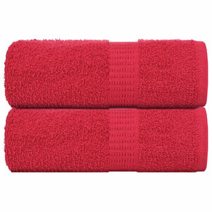 vidaXL Wash Towels "FROGN" 2 pcs Red 30x30 cm 360 gsm