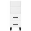vidaXL Highboard White 34.5x34x180 cm Engineered Wood