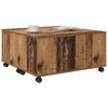 vidaXL Coffee Table Old Wood 75 x 75 x 38 cm Engineered Wood