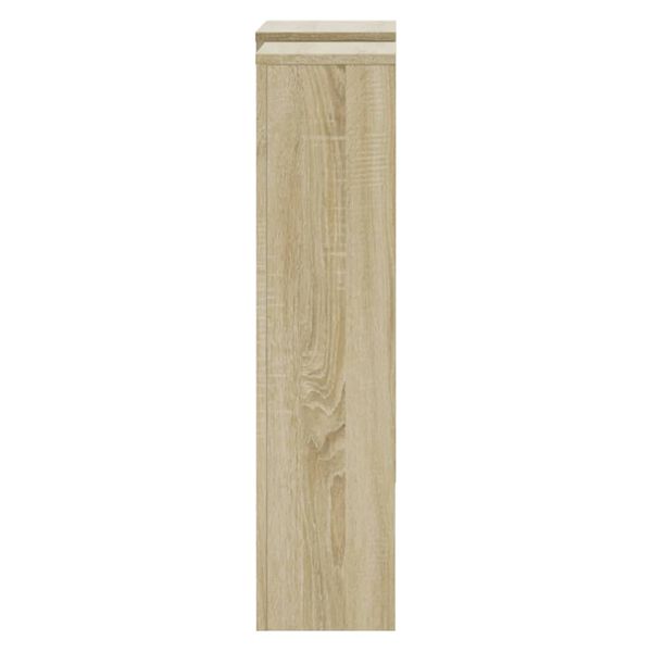 vidaXL Radiator Cover Sonoma Oak 205x21.5x83.5 cm Engineered Wood