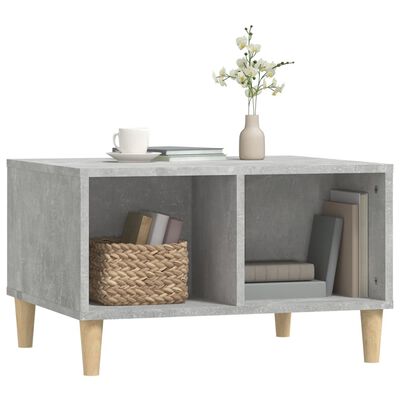 vidaXL Coffee Table Concrete Grey 60x50x36.5 cm Engineered Wood