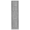 vidaXL Apothecary Cabinet Grey Sonoma 30x41x118 cm Engineered Wood