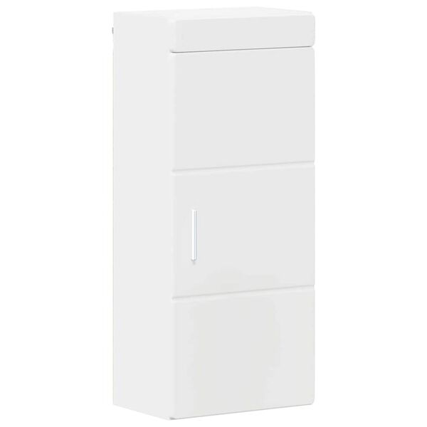vidaXL Bathroom Wall Cabinet with Shelf TULUM White 37 x 24.5 x 86 cm