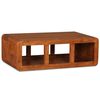 vidaXL Coffee Table Solid Wood with Honey Finish 90x50x30 cm