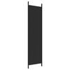 vidaXL 3-Panel Room Divider Black 150x200 cm Fabric