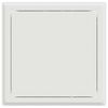 vidaXL Access Panel 2 pcs White 23 x 23 x 3 cm Steel