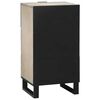 vidaXL Media Storage Cabinets & Racks White and Black 40 x 33 x 75 cm